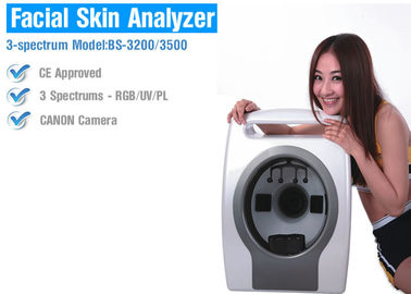 Schönheits-Salon-volles Gesichts-Haut-Prüfvorrichtungs-Maschine mit UV-/RGB/PL heller mehrsprachiger Unterstützung