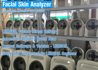 Haar/Gesichtshaut-Scanner-Maschine, Haut-Analyse-Gerät für Schönheit/Klinik-Gebrauch