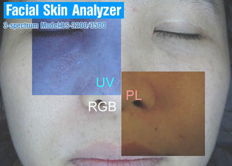 Tragbare Haut-Analyse-Maschinen-Haut-Prüfmaschine für Gesicht erhöhte,/Verjüngung