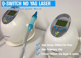 Q-Schalter Nd YAG Laser-Maschinen-justierbare Wellenlänge 1 Laser-Pico - Frequenz der Wiederholungs-10Hz