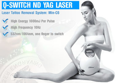 1064 Nanometer/532 Nanometer Nd YAG Laser-Tätowierungs-Abbau-Maschine, Tätowierungs-Laser-Abbau-Ausrüstung