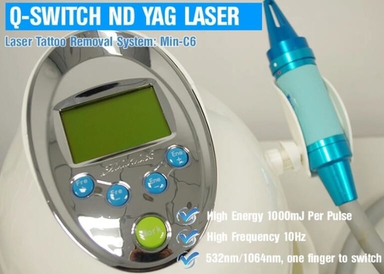 Mini-C6 Q Laser Schalter-Nd-YAG 532nm/1064nm wiederholen Frequenz 1 zu 10Hz