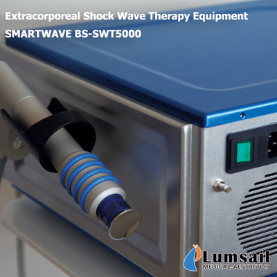 Intelligente Welle Pnumatic-Physiotherapie-Stoßwellen-Therapie-Schmerzlinderung im Blau
