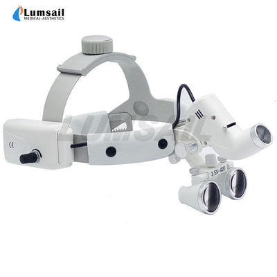 Kopf-Licht-Lampen-zahnmedizinische Lupen-chirurgische Scheinwerfer-Laborausrüstung 3.5X zahnmedizinische LED