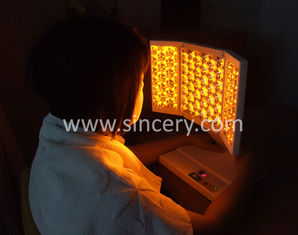 Tragbare LED-Phototherapie-Maschine mit rotem/blauem/gelbem Licht für Gesichts-Behandlung