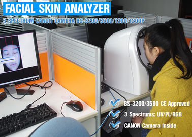 3D-Image Gesichtshaut Tester Maschine, Haut-Scanner UV-Analyse-Maschine CE-Zustimmung