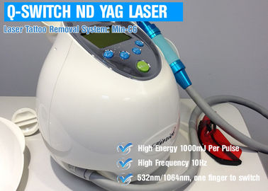 1064nm Yag Laser-Tätowierungs-Abbau-Maschine, q-Schalter-Laser für Gesicht