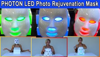 Fotodynamische LED-Gesichtsmasken-tägliche Schönheits-Instrument-Antiakne kundengebundenes Logo