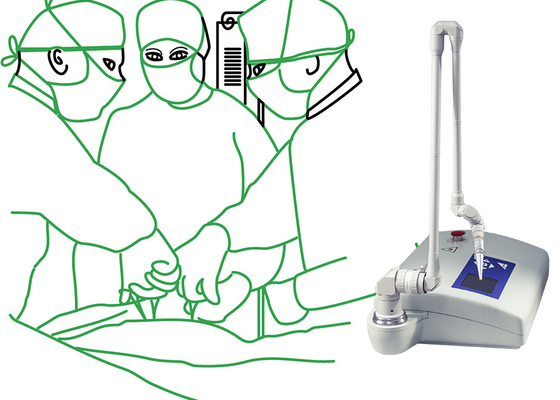 Ausladung chirurgische CO2 Bruchder laser-Veterinärmaschinen-tragbare 15W Energie-110cm